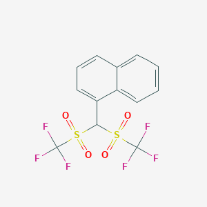 Naphthalene, 1-[bis[(trifluoromethyl)sulfonyl]methyl]-