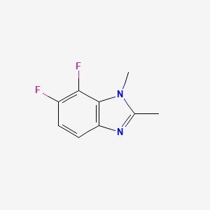 6,7-Difluoro-1,2-dimethyl-1,3-benzodiazole