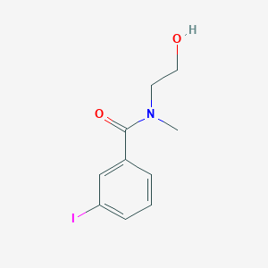 molecular formula C10H12INO2 B1427522 N-(2-Hydroxyethyl)-3-iodo-N-methyl-benzamide CAS No. 1178947-96-0