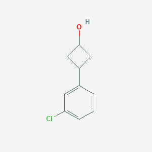 molecular formula C10H11ClO B1427529 3-(3-氯苯基)环丁-1-醇 CAS No. 152714-11-9