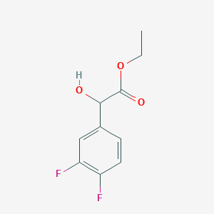 molecular formula C10H10F2O3 B1427531 2-(3,4-difluorophényl)-2-hydroxyacétate d'éthyle CAS No. 1248719-87-0