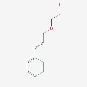 [3-(2-Iodoethoxy)prop-1-EN-1-YL]benzene