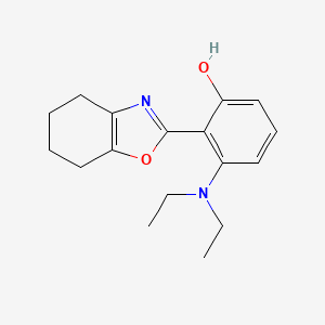 5-(Diethylamino)-6-(4,5,6,7-tetrahydro-1,3-benzoxazol-2(3H)-ylidene)cyclohexa-2,4-dien-1-one