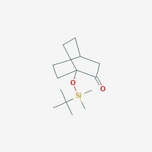 1-{[tert-Butyl(dimethyl)silyl]oxy}bicyclo[2.2.2]octan-2-one