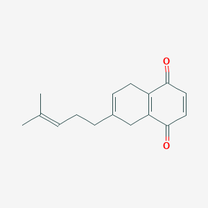 1,4-Naphthalenedione, 5,8-dihydro-6-(4-methyl-3-pentenyl)-