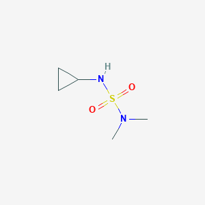 molecular formula C5H12N2O2S B1427543 (Cyclopropylsulfamoyl)dimethylamin CAS No. 1339583-29-7