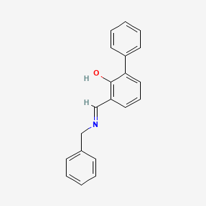 molecular formula C20H17NO B14275433 3-[(Benzylamino)methylidene][1,1'-biphenyl]-2(3H)-one CAS No. 138329-45-0