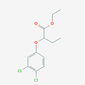 molecular formula C12H14Cl2O3 B1427545 Ethyl 2-(3,4-dichlorophenoxy)butanoate CAS No. 1378309-19-3