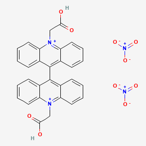 10,10'-Bis(carboxymethyl)-9,9'-biacridin-10-ium dinitrate