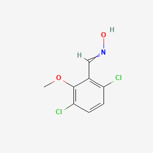 N-[(3,6-Dichloro-2-methoxyphenyl)methylidene]hydroxylamine