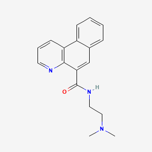 N-(2-(Dimethylamino)ethyl)benzo(f)quinoline-5-carboxamide