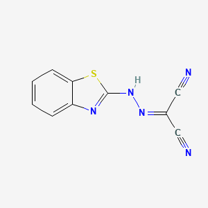 1,3-Benzothiazol-2-ylcarbonohydrazonoyl dicyanide