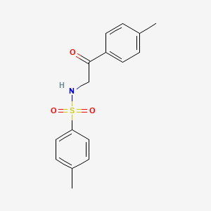 Benzenesulfonamide, 4-methyl-N-[2-(4-methylphenyl)-2-oxoethyl]-