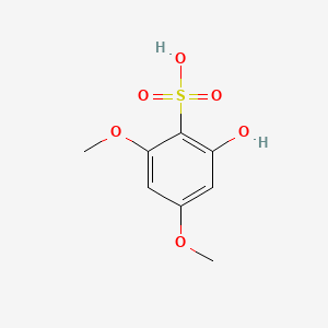 2-Hydroxy-4,6-dimethoxybenzene-1-sulfonic acid