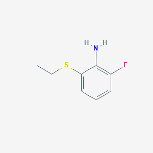 molecular formula C8H10FNS B1427567 2-(Ethylsulfanyl)-6-fluoroaniline CAS No. 1182828-59-6