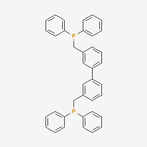 molecular formula C38H32P2 B14275689 [[1,1'-Biphenyl]-3,3'-diylbis(methylene)]bis(diphenylphosphane) CAS No. 183953-80-2