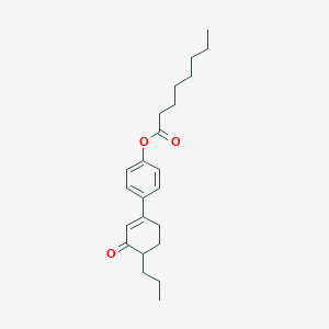 [4-(3-Oxo-4-propylcyclohexen-1-yl)phenyl] octanoate