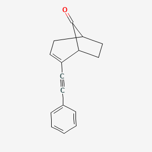 2-(Phenylethynyl)bicyclo[3.2.1]oct-2-en-8-one