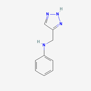 N-[(1H-1,2,3-triazol-5-yl)methyl]aniline