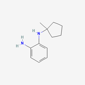molecular formula C12H18N2 B1427576 N1-(1-methylcyclopentyl)benzene-1,2-diamine CAS No. 1250505-35-1