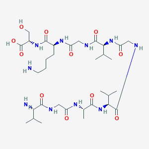 L-Valylglycyl-L-alanyl-L-valylglycyl-L-valylglycyl-L-lysyl-L-serine