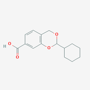 2-Cyclohexyl-2H,4H-1,3-benzodioxine-7-carboxylic acid