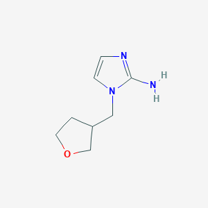 molecular formula C8H13N3O B1427580 1-(oxolan-3-ylmethyl)-1H-imidazol-2-amine CAS No. 1178746-93-4