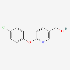 molecular formula C12H10ClNO2 B1427581 [6-(4-Chlorophenoxy)pyridin-3-yl]methanol CAS No. 1160430-78-3