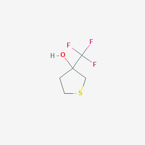 3-(Trifluoromethyl)thiolan-3-ol