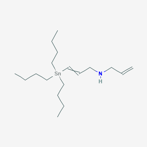 N-(Prop-2-en-1-yl)-3-(tributylstannyl)prop-2-en-1-amine