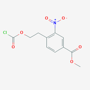 Methyl 4-{2-[(chlorocarbonyl)oxy]ethyl}-3-nitrobenzoate