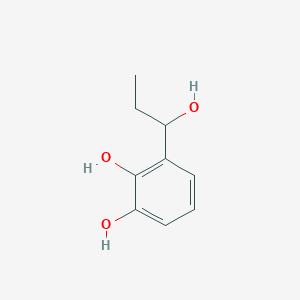 3-(1-Hydroxypropyl)benzene-1,2-diol