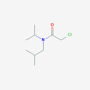 molecular formula C9H18ClNO B1427605 2-chloro-N-(2-methylpropyl)-N-(propan-2-yl)acetamide CAS No. 39096-40-7