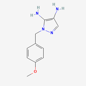 1H-Pyrazole-4,5-diamine, 1-[(4-methoxyphenyl)methyl]-