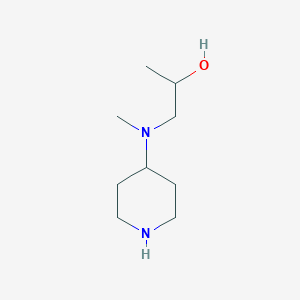 molecular formula C9H20N2O B1427609 1-[甲基(哌啶-4-基)氨基]丙醇 CAS No. 1179290-05-1