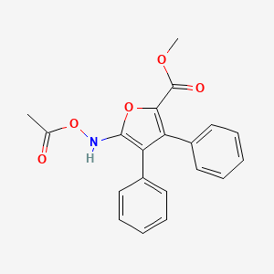 Methyl 3,4-diphenyl-5-acetoxyamino-2-furoate