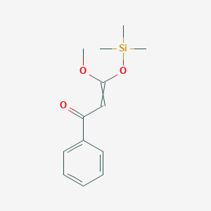 3-Methoxy-1-phenyl-3-[(trimethylsilyl)oxy]prop-2-en-1-one