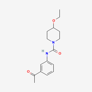 molecular formula C16H22N2O3 B1427616 N-(3-乙酰苯基)-4-乙氧基哌啶-1-甲酰胺 CAS No. 1304896-88-5