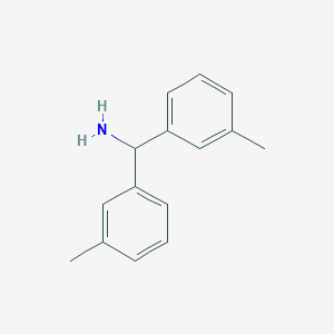 molecular formula C15H17N B1427618 双(3-甲基苯基)甲胺 CAS No. 858453-29-9