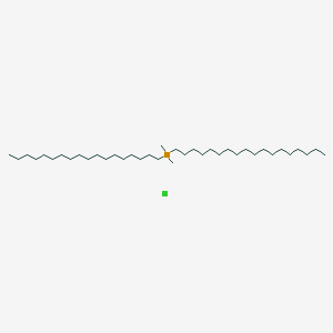 molecular formula C38H80ClP B14276190 Phosphonium, dimethyldioctadecyl-, chloride CAS No. 156486-84-9