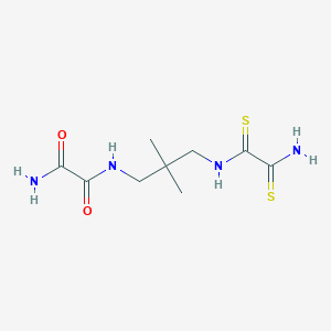 N~1~-{3-[(2-Amino-2-sulfanylideneethanethioyl)amino]-2,2-dimethylpropyl}ethanediamide