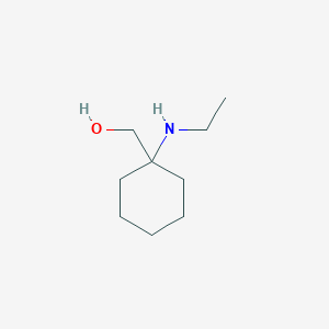 molecular formula C9H19NO B1427621 [1-(Ethylamino)cyclohexyl]methanol CAS No. 852108-26-0