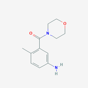 molecular formula C12H16N2O2 B1427625 4-甲基-3-(吗啉-4-羰基)苯胺 CAS No. 936210-51-4