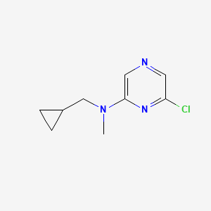 molecular formula C9H12ClN3 B1427628 6-氯-N-(环丙基甲基)-N-甲基吡嗪-2-胺 CAS No. 1250191-60-6