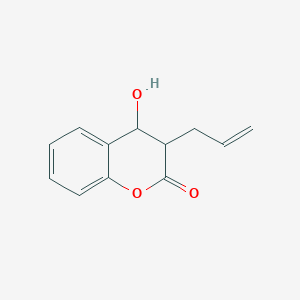 4-Hydroxy-3-(prop-2-en-1-yl)-3,4-dihydro-2H-1-benzopyran-2-one