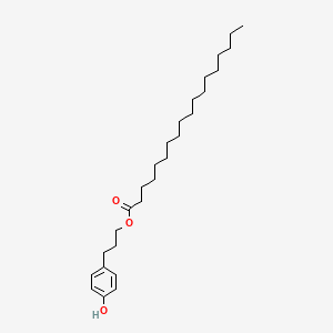 3-(4-Hydroxyphenyl)propyl octadecanoate