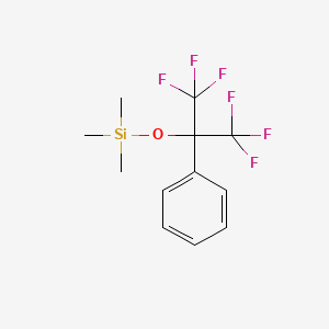 [(1,1,1,3,3,3-Hexafluoro-2-phenylpropan-2-yl)oxy](trimethyl)silane