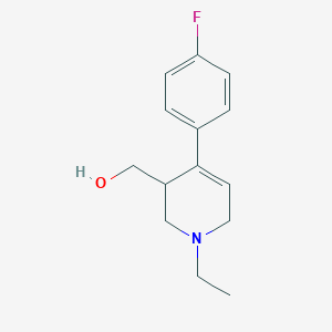 3-Pyridinemethanol, 1-ethyl-4-(4-fluorophenyl)-1,2,3,6-tetrahydro-