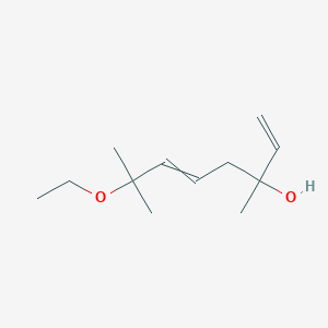 7-Ethoxy-3,7-dimethylocta-1,5-dien-3-OL