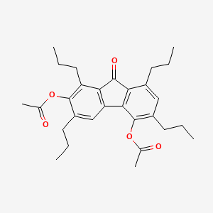 9-Oxo-1,3,6,8-tetrapropyl-9H-fluorene-2,5-diyl diacetate